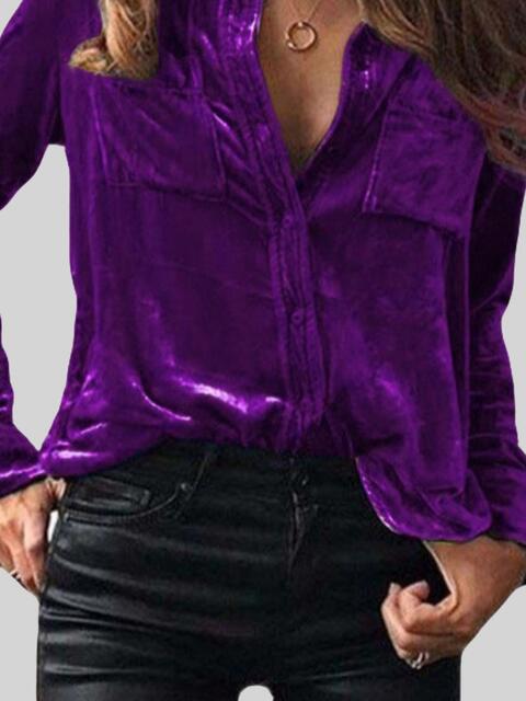 Monica Velvet Blouse