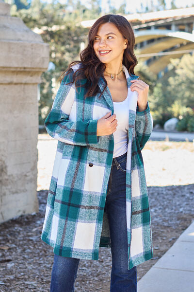 Cheryl Plaid Coat