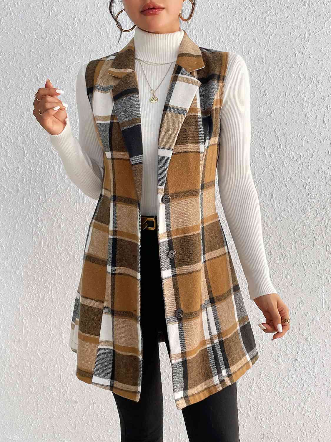 Penelope Plaid Vest