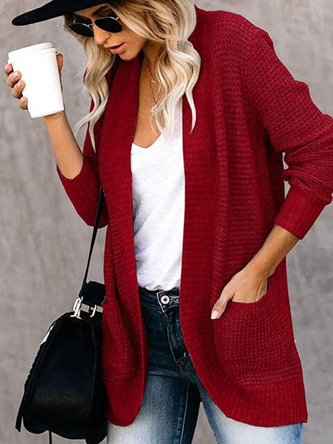 McKay Waffle Knit  Cardigan