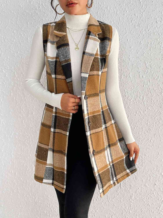 Penelope Plaid Vest