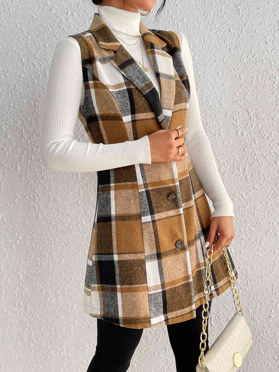 Penelope Plaid Vest