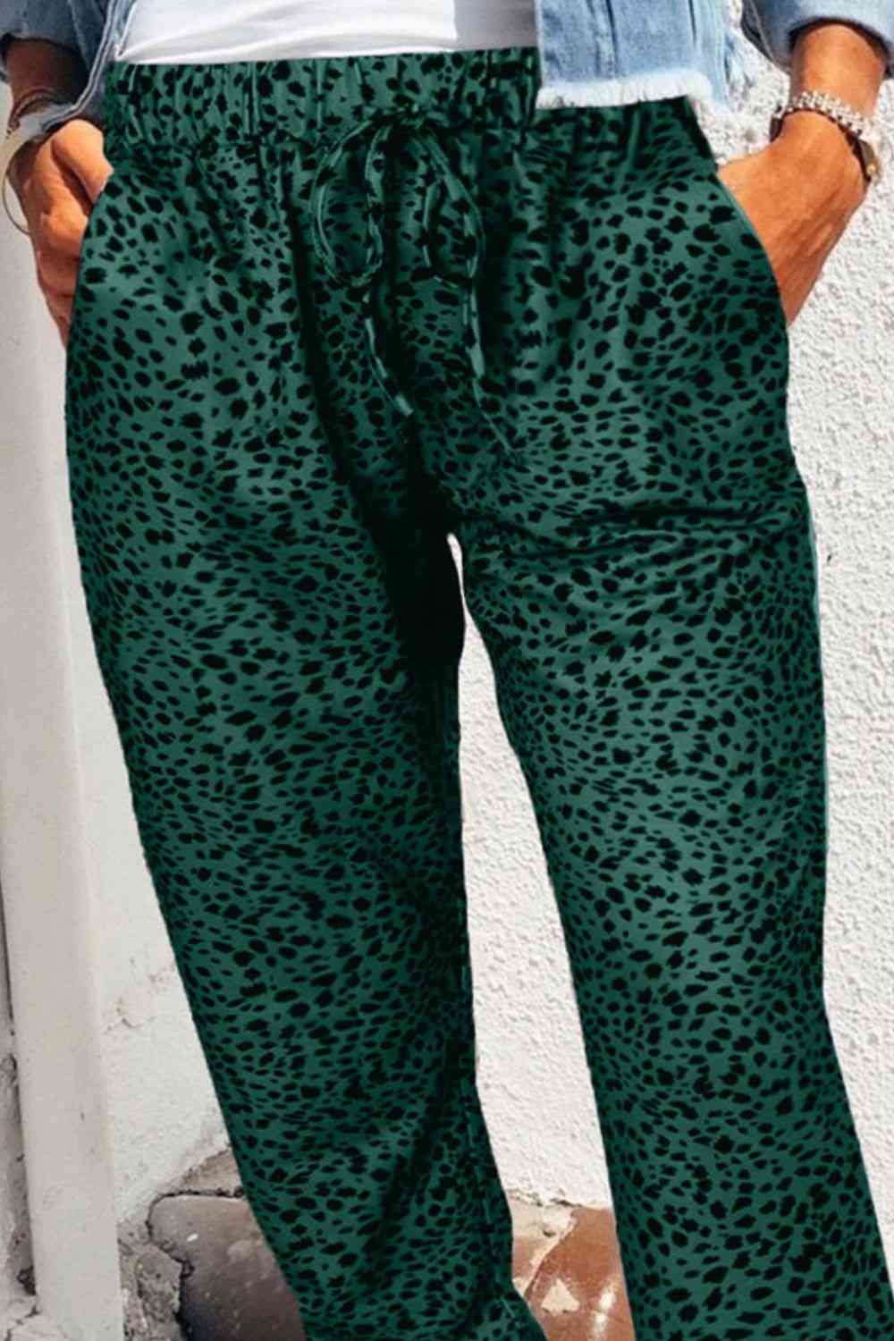 Maddox Leopard Joggers