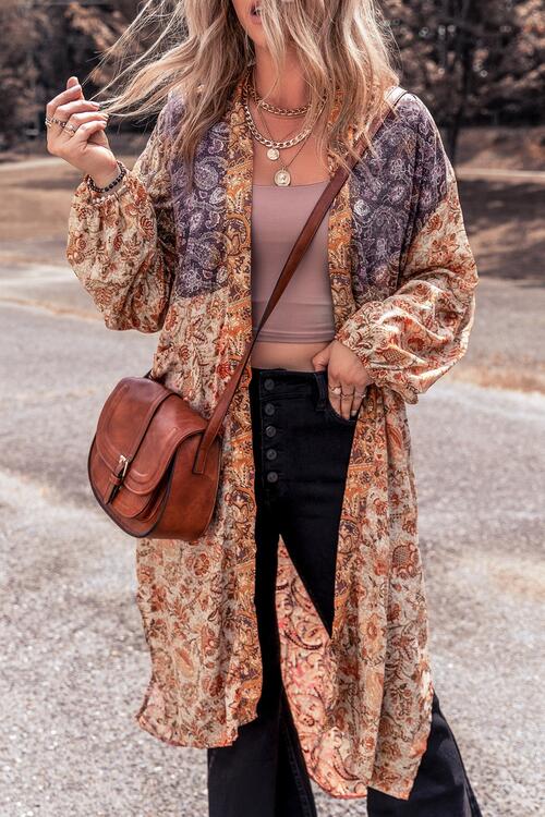 Brianna Floral Tassel Tied Cardigan