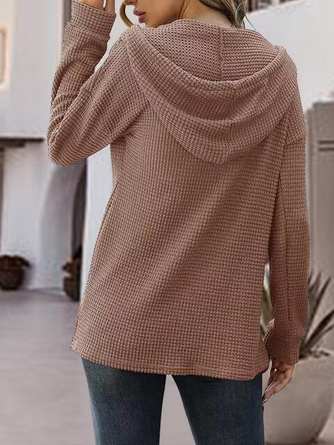 Meghan Waffle Knit Hoodie