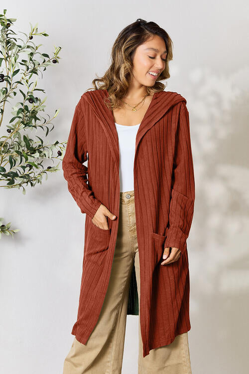 Jenny Hooded Sweater Cardigan - 4 colors