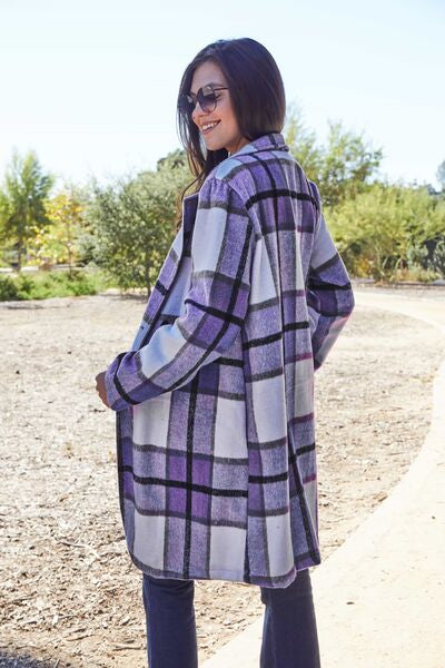 Cheryl Plaid Coat