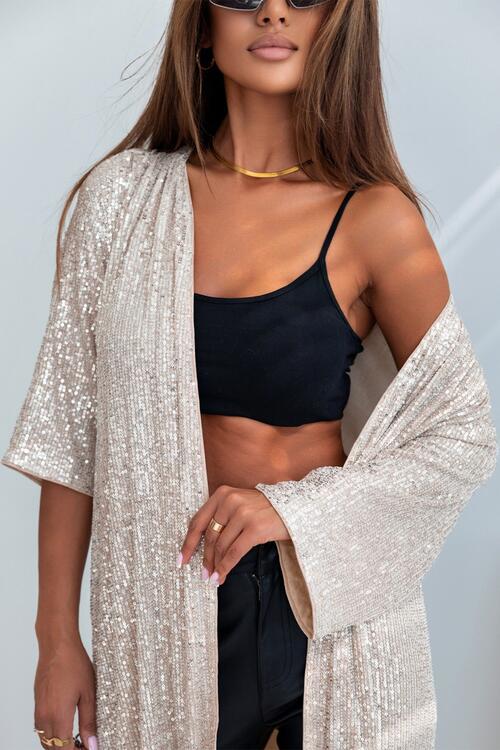 Maya Sequin Cardigan