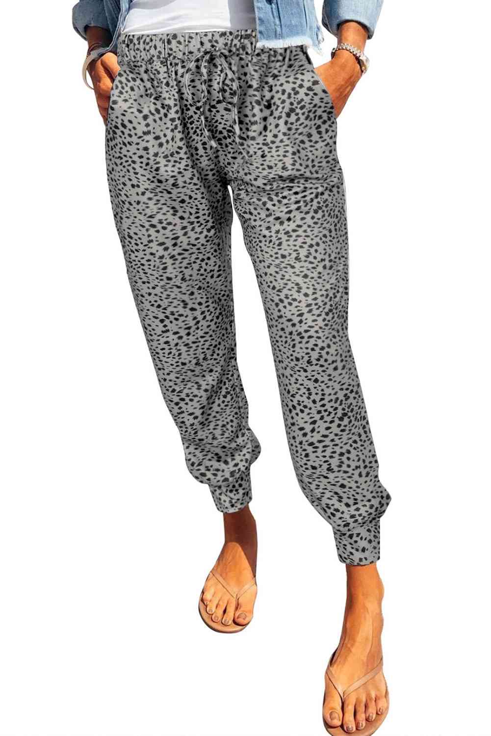 Maddox Leopard Joggers